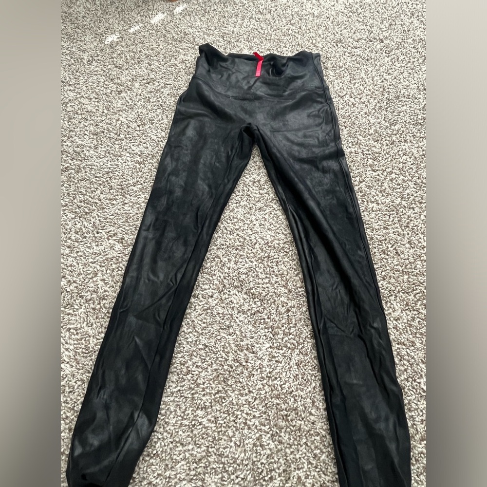 SPANX Faux Leather Leggings